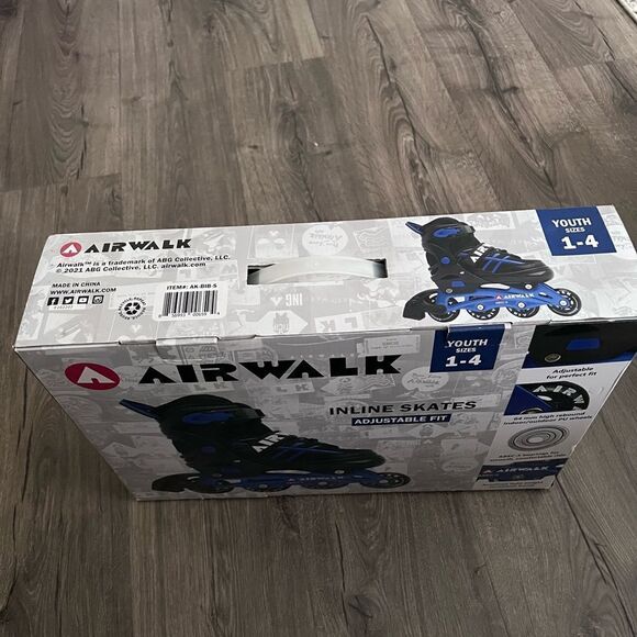 Airwalk Youth Inline Skate - Blue (1-4) - Picture 5 of 6